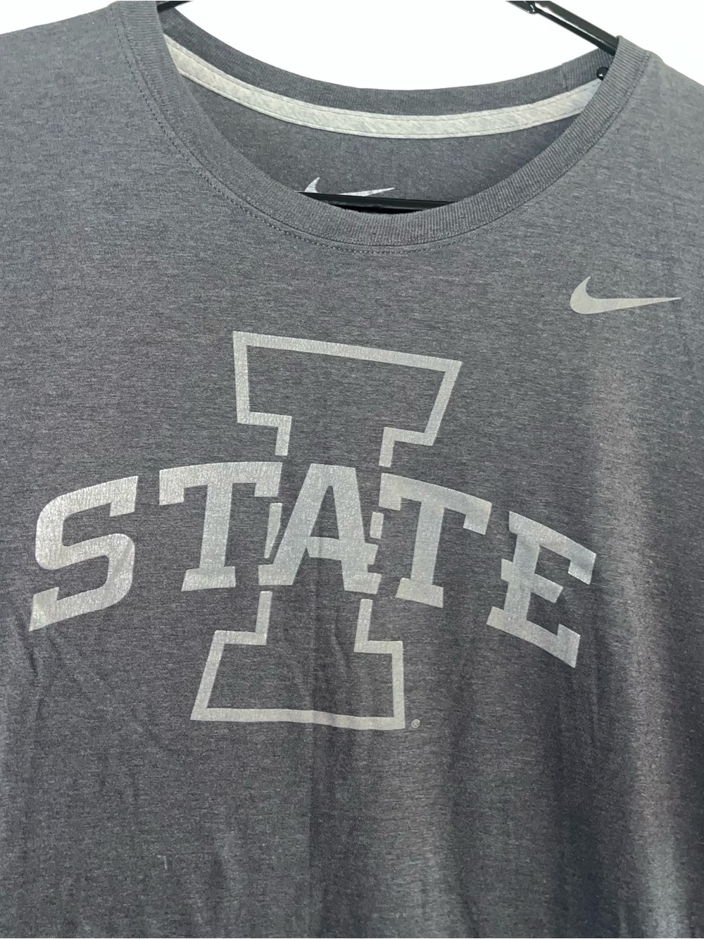 Nike Grey Iowa State college Tee shirt XL